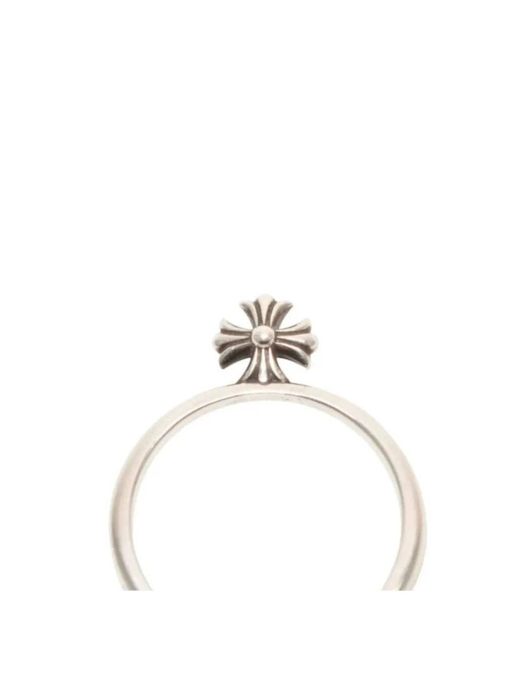Chrome Hearts Bubble Gum Stand CH Plastic Sling Ring 925 Sterling Silver